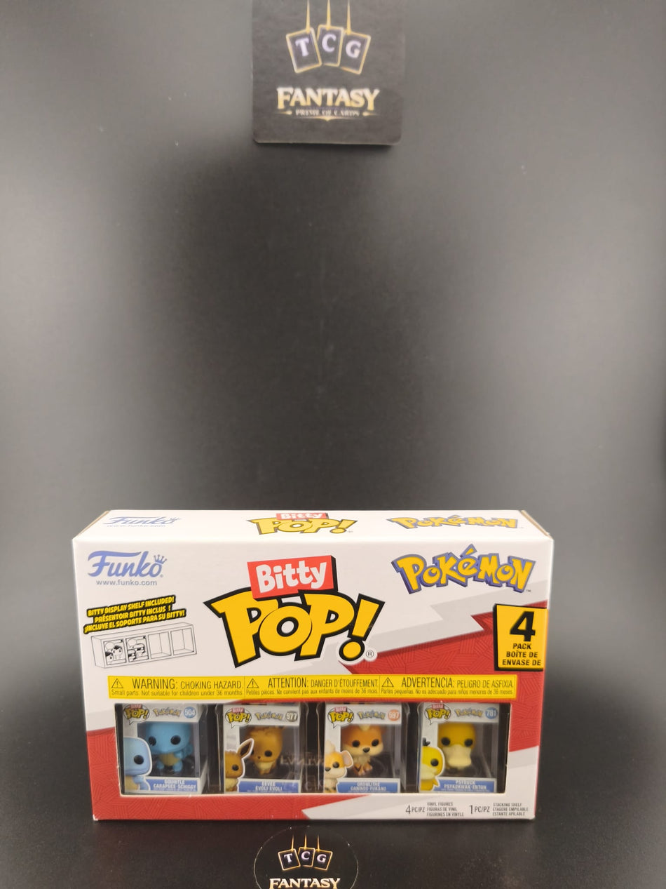 Funko Bitty Pop! Pokémon 4er Pack Mini Figuren Set