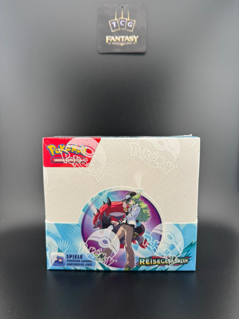 Pokémon Reisegefährten Display (Deutsch) – Karmesin & Purpur Booster Box mit 36 Packs
