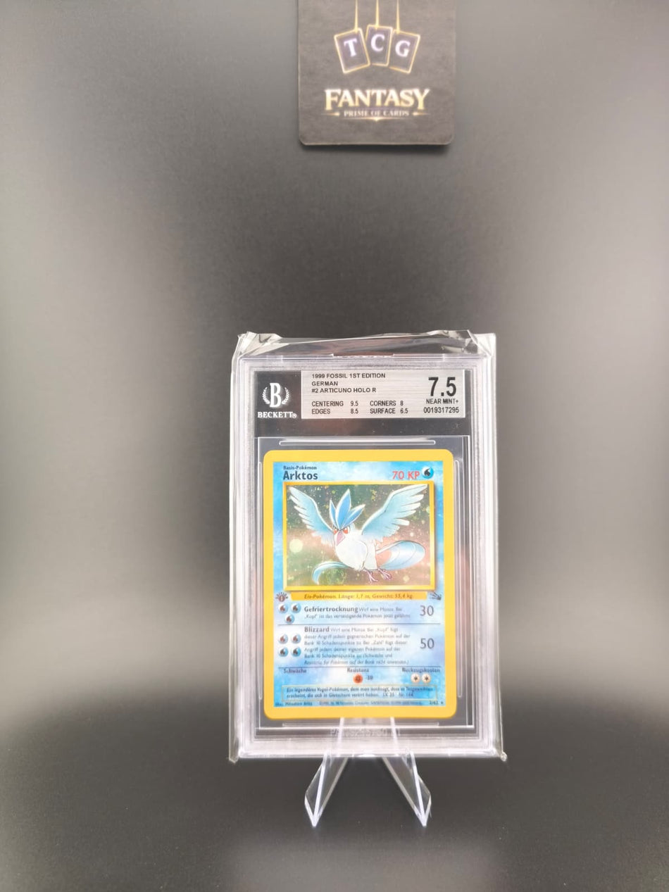 Arktos Holo #2 – 1st Edition Fossil – BGS 7.5 Near Mint+
