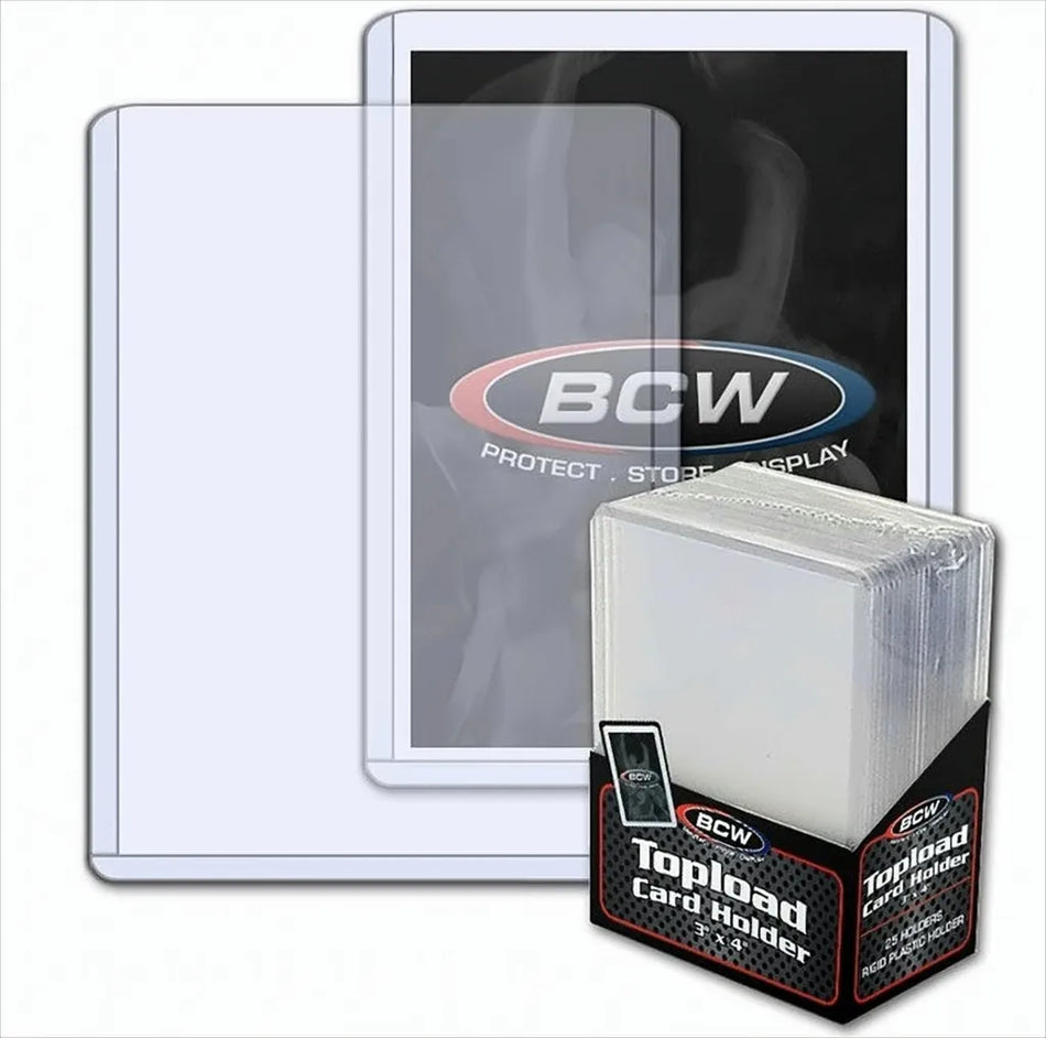 BCW BCW 3 x 4 Inch Toploader Card Holder (25 Stück)