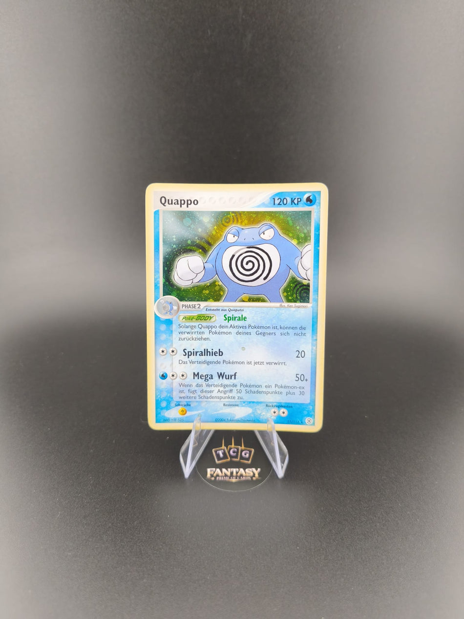 Pokémon Quappo – EX Feuerrot & Blattgrün Holo (Deutsch)