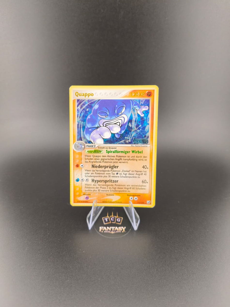 Pokémon Quappo aus der Edition EX Verborgene Mächte