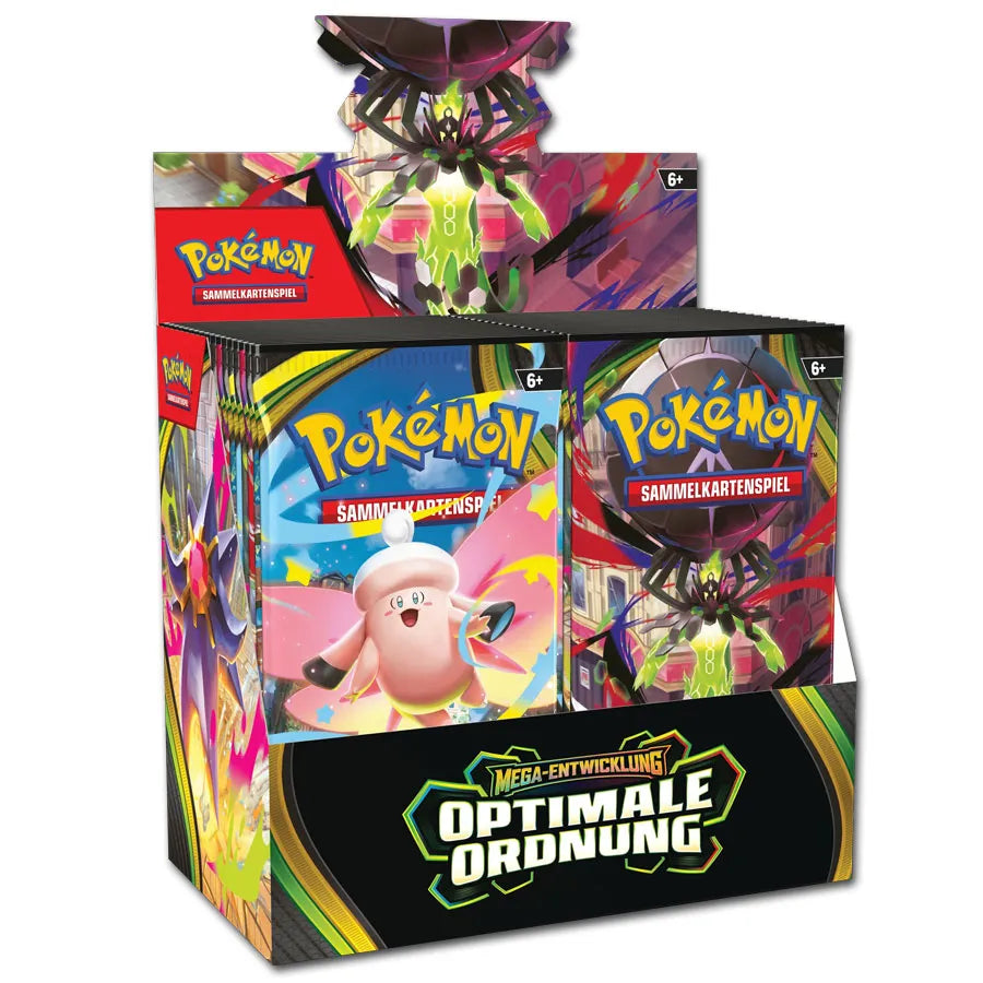 Pokémon Sammelkartenspiel – Mega-Entwicklung „Optimale Ordnung“ Display